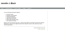 Tablet Screenshot of jennjblack.com